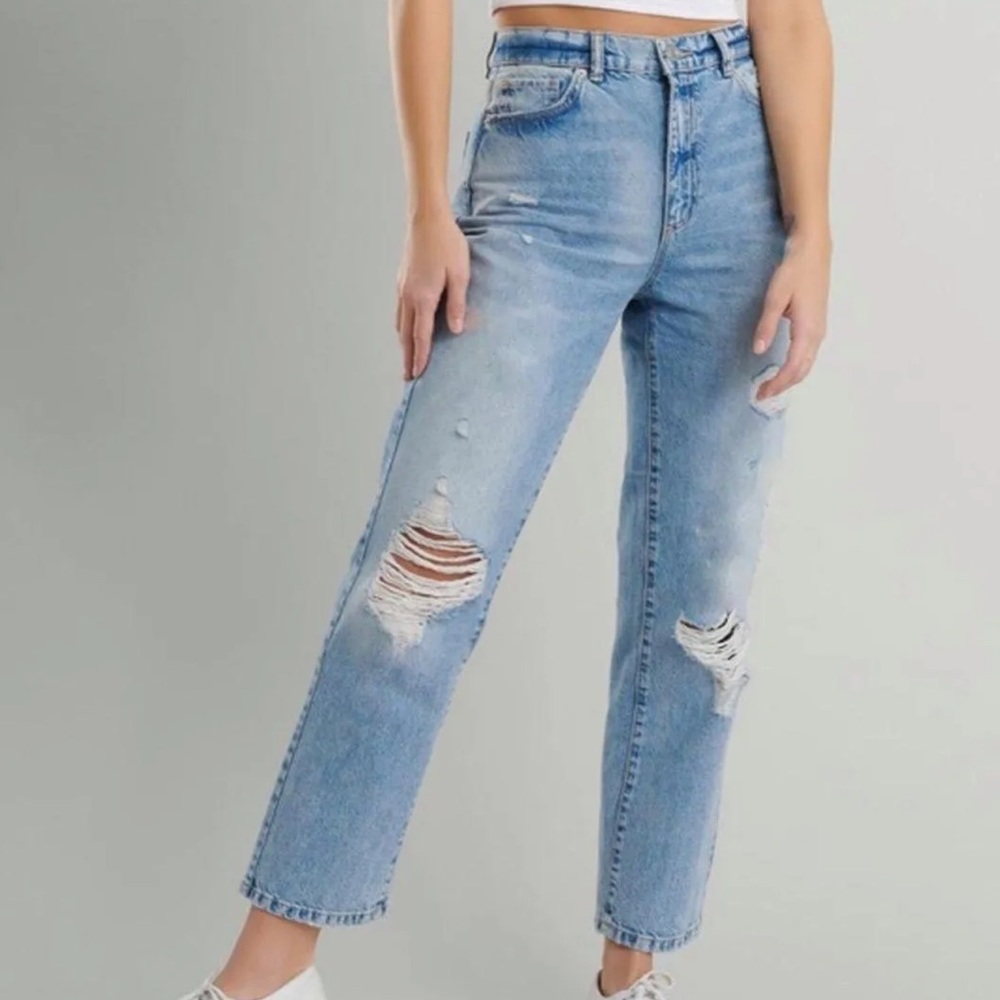 Garage High Waisted Vintage Straight Jeans